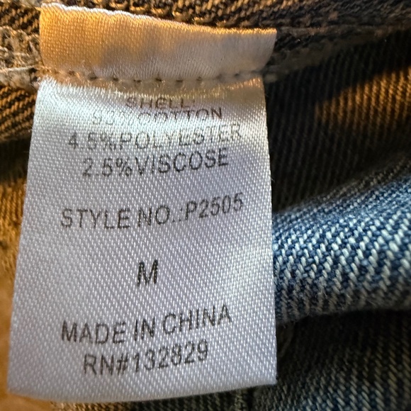 Miou Muse High Rise Cropped Wide Leg Jeans Style P2505 Size Medium 28 - Picture 13 of 14